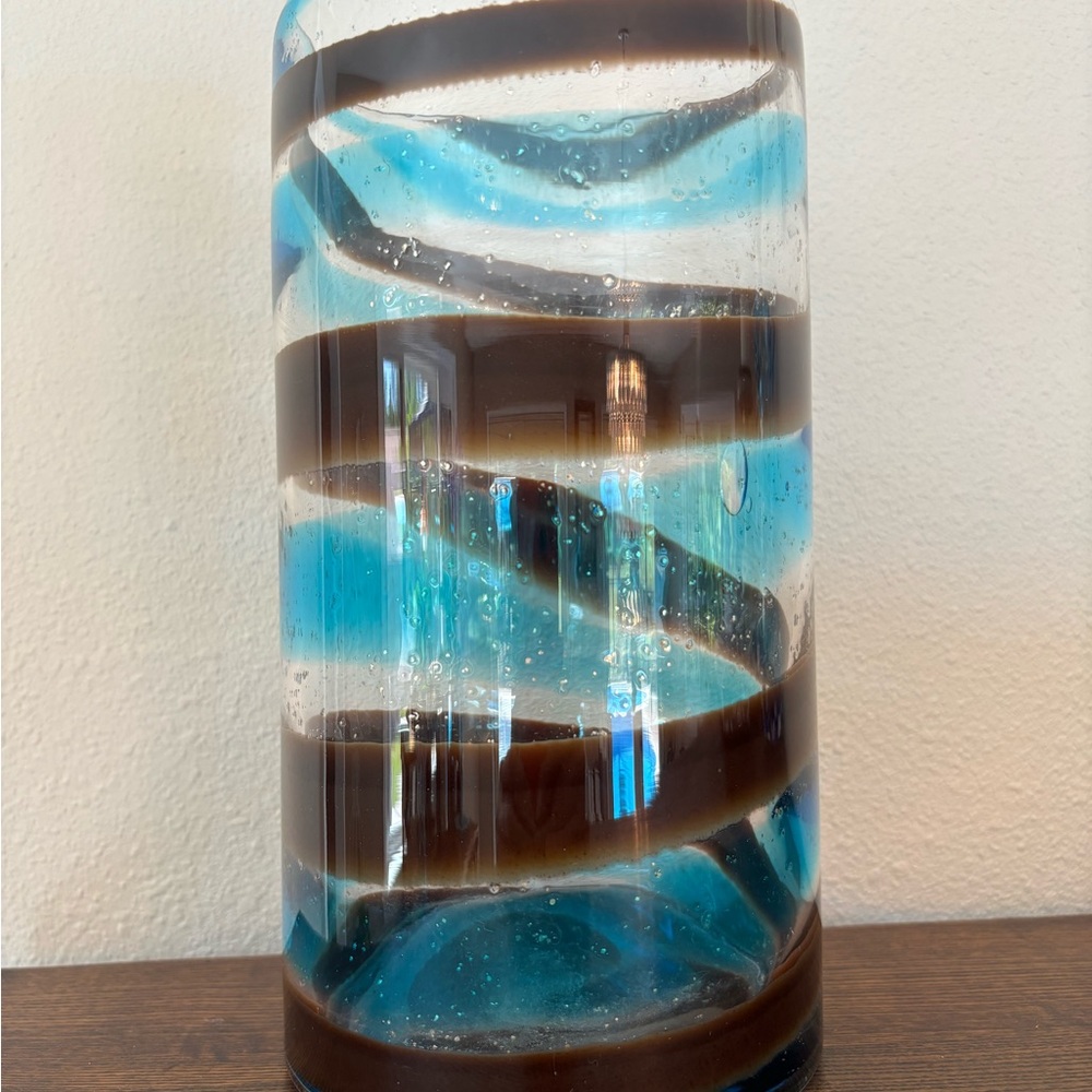 MCM Italian Toso Fratelli Handblown Murano Glass Vase